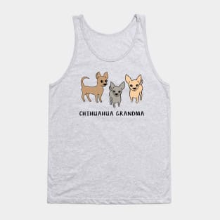 Chihuahua grandma - pink Tank Top